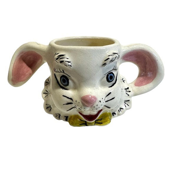 Vintage Cream & Sugar Set Rabbit & Elephant - Picture 3 of 14